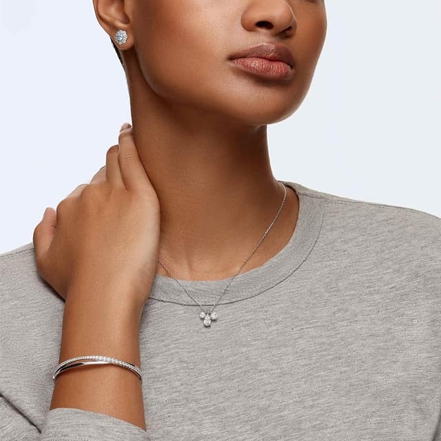 Thumbnail 5 de Swarovski Colgante Attract Racimo blanco, baño de rodio