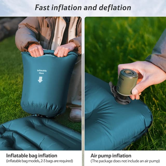 Detalle de Naturehike materassino gonfiabile ultraleggero singolo per esterni (livello d’ingresso)