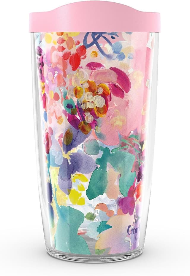 Detalle de Tervis CreativeIngrid Aura Double Walled Insulated Tumbler Travel Cup (Made in USA), 16oz, Classic
