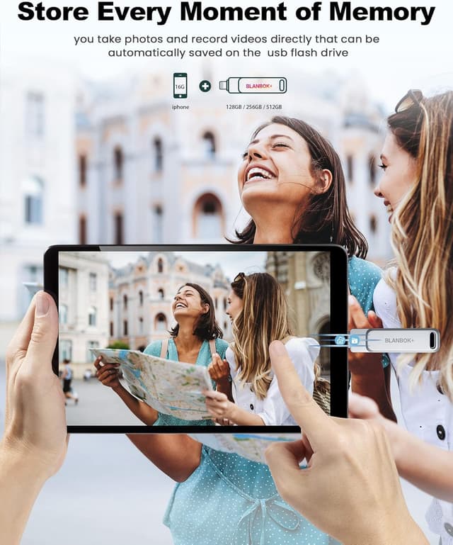 Detalle 1 de MFi Certified 256GB iPhone Flash Drive