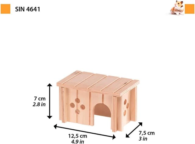 Thumbnail 1 de Ferplast Maison Hamster maisonnette 12,5 cm 🐹