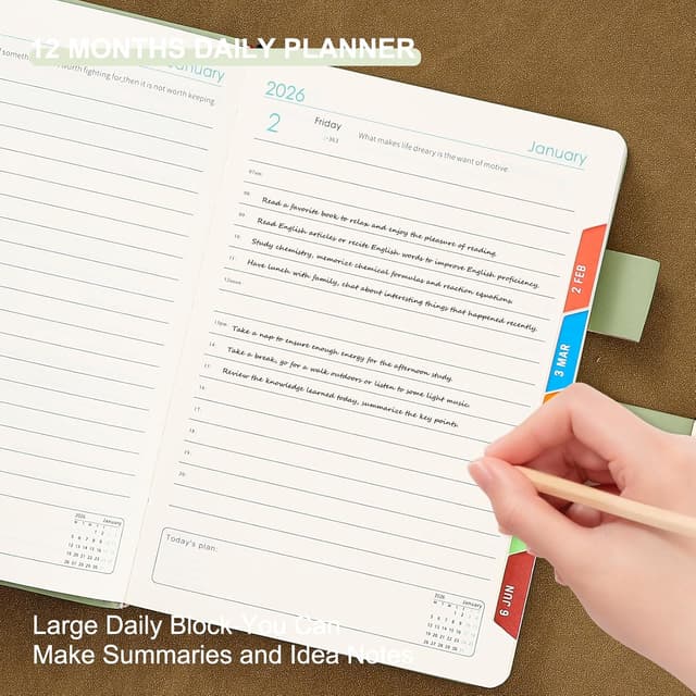 Detalle 2 de Agenda 2026 A5 un día por página