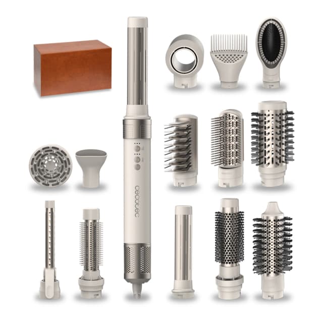 Detalle de Cecotec CeramicCare 14 en1 AirGlamc moldeador con 3 temperaturas 💇♀