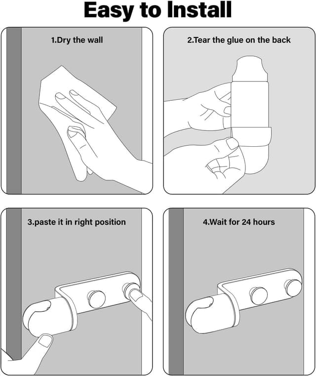 Detalle 1 de Cobbe Shower Head Holder 360° chrome mount