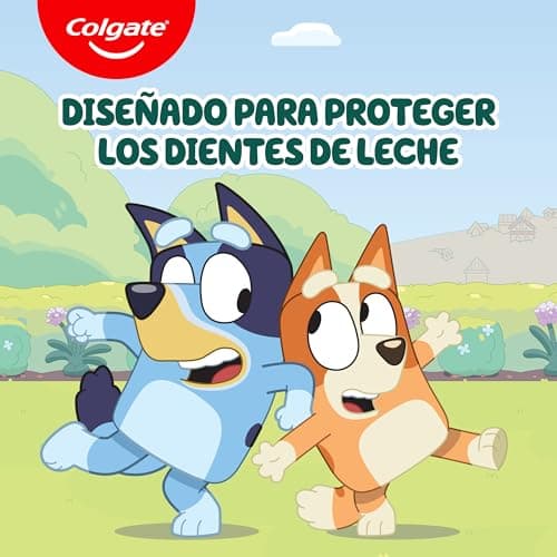 Detalle de Colgate Kids Bluey Pasta Sabor Fresa 50 ml Pack 12 🪥