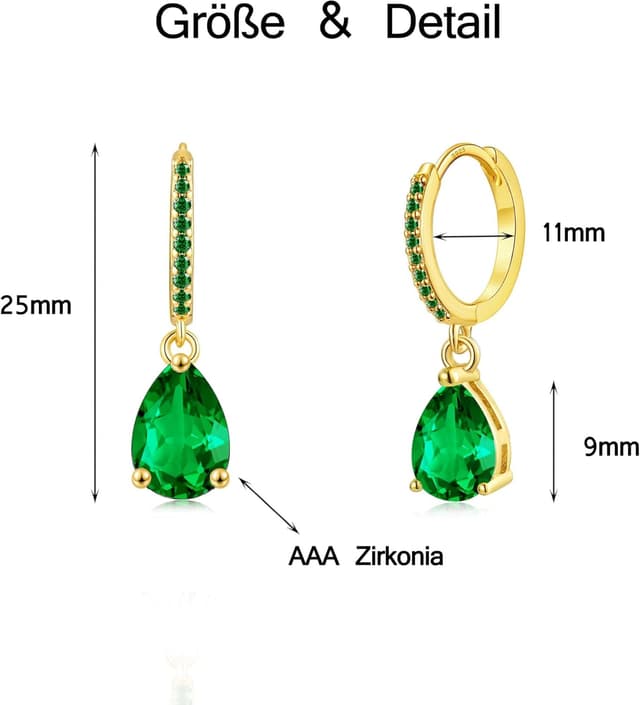 Detalle 2 de Silber 925 MASOP Creolen Ohrringe 9 mm