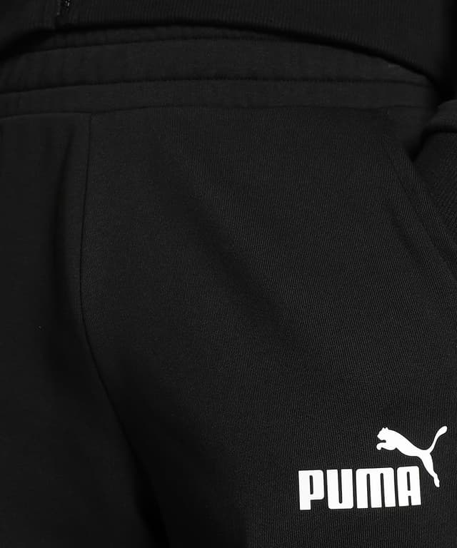 Detalle de PUMA ESS Logo Pants TR OP SRL : sweatpants homme à coupe droite, en fibres recyclées