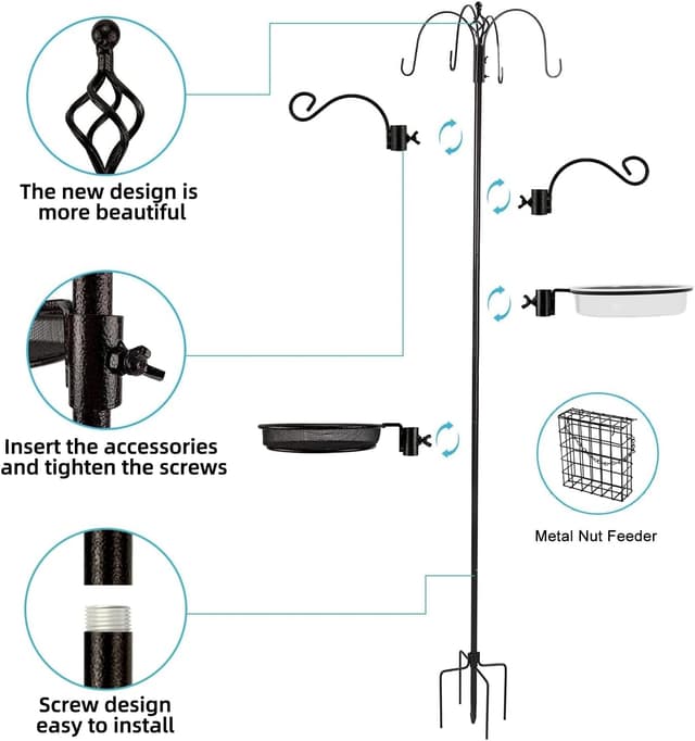 Detalle 2 de Urban Deco Wild Bird Feeding Station Kit