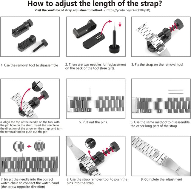 Detalle de Sundaeree 20mm smartwatch strap