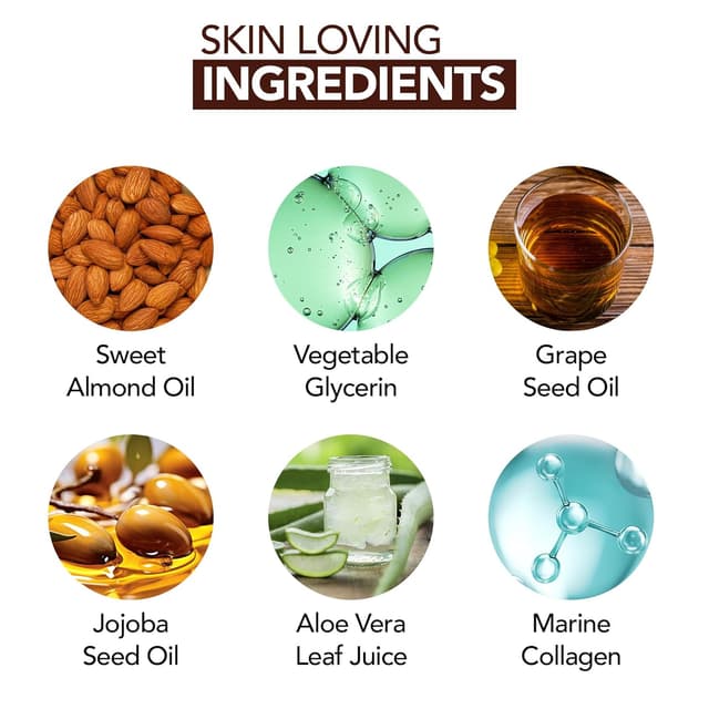 Detalle 2 de Majestic Pure Himalayan Pink Salt Body Scrub with Collagen & Sweet Almond Oil (10 oz) — Exfoliating Salt Scrub for Smooth, Hydrated Skin