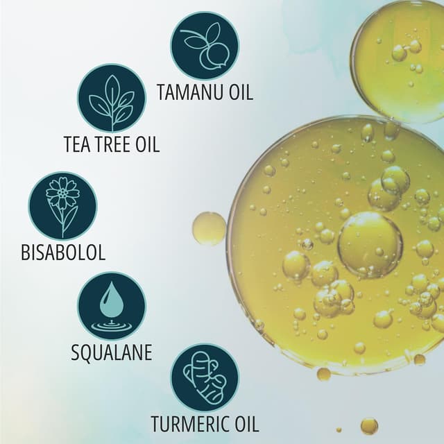 Detalle de NOVEHA Piercing Bump Solution with tea tree oil (20ml) for keloid bumps and raised scars