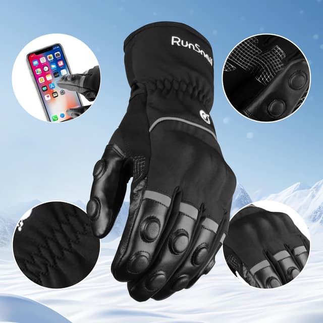 Thumbnail 4 de 2KP CE Guantes de Moto Invierno con Protección