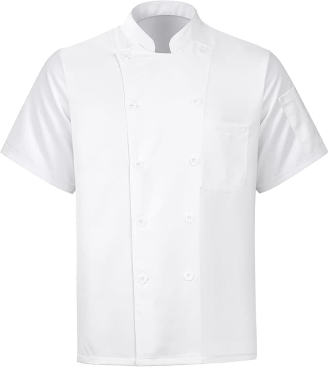 Detalle 2 de DiULi Chef Jacket short sleeve chefwear
