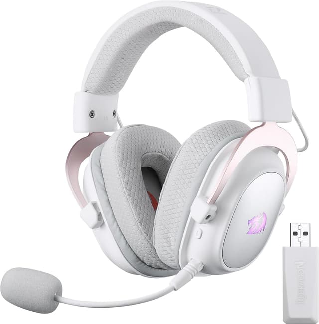 Detalle de Casque de jeu Redragon H510 PRO : surround 7.1, 3 modes RVB et audio 53 mm en mousse à mémoire de forme