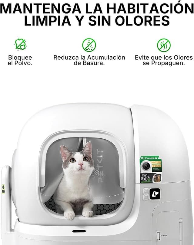 Thumbnail 2 de PETKIT Cortina Magnética 3.0 para Arenero Gatos