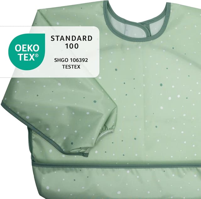 Detalle 2 de Lot de bavoirs bébé MiaMia Oeko-Tex