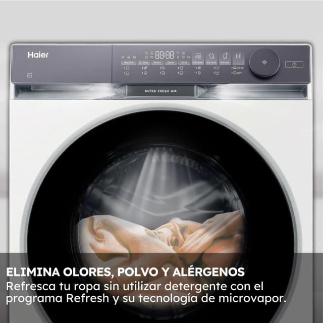 Detalle 2 de Haier HWD90-B14367U-S lavadora secadora 9 kg