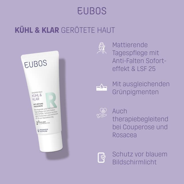 Thumbnail 2 de EUBOS Kühl & Klar Anti-Rötung Tagescreme 40ml