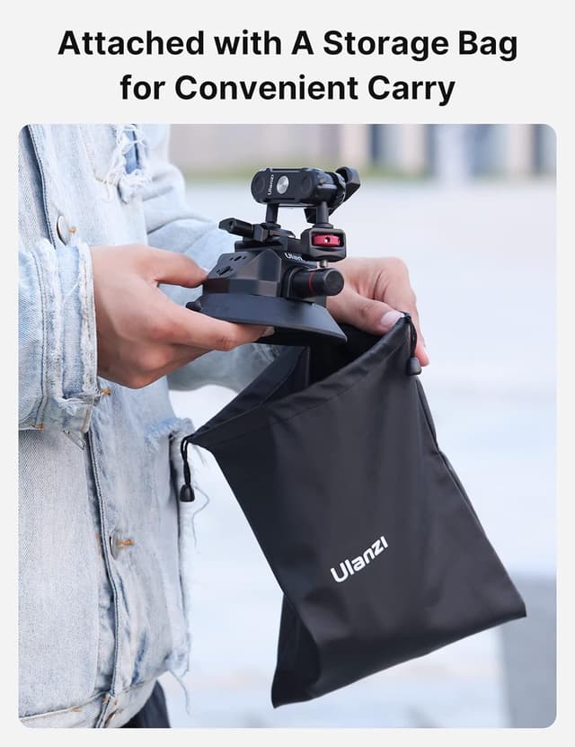 Thumbnail 6 de ULANZI SC-02 4,5" Saugnapf Halterung für Kamera