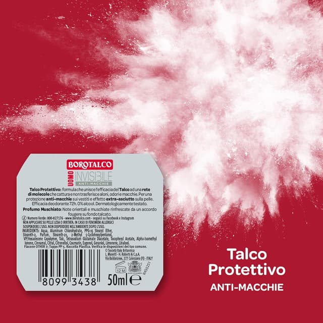 Thumbnail 1 de Borotalco Deodorante Uomo Roll-On 72h 4x50 ml