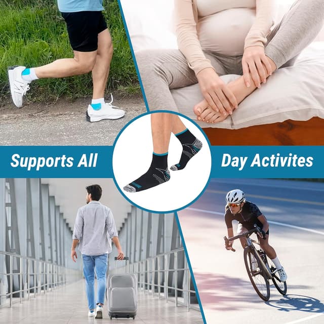 Detalle de 360 RELIEF ankle compression socks