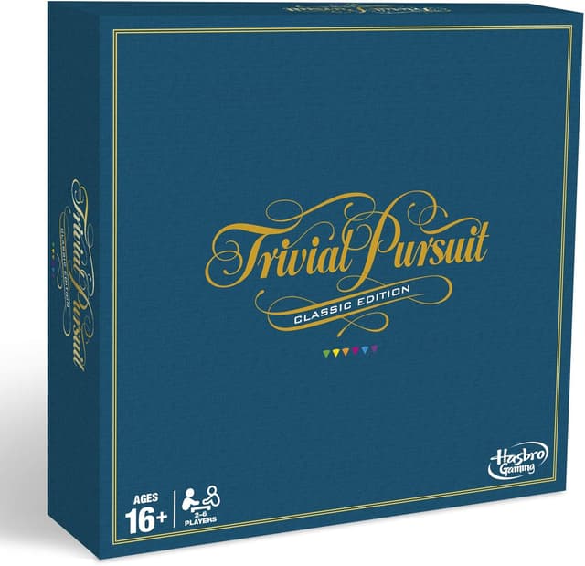 Detalle 2 de Hasbro Gaming Trivial Pursuit Classic Edition (C1940) party quiz game