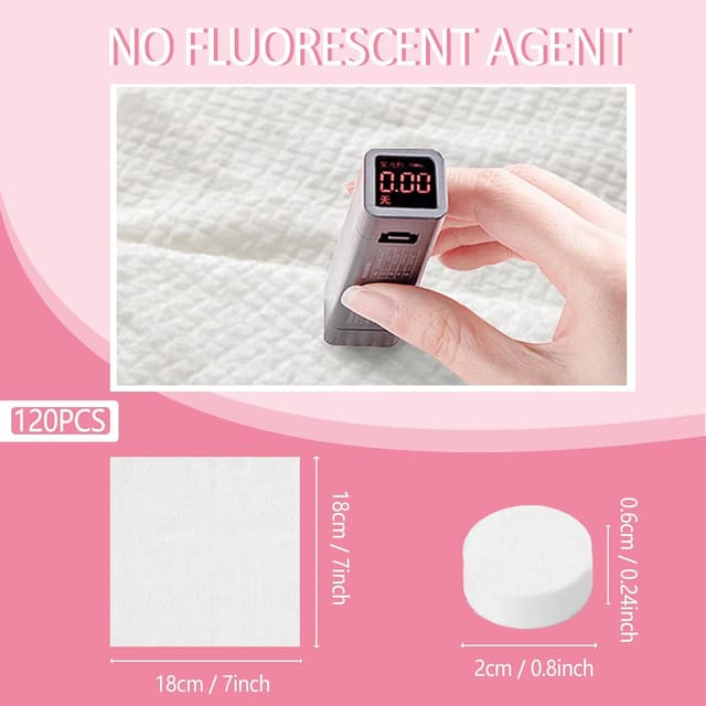 Thumbnail 1 de flintronic Toallitas Comprimidas 120 limpieza portátil