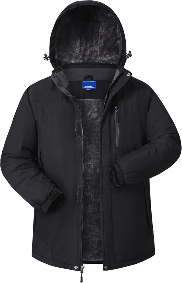 Imagen de CNBQDD Winter Jacket Men’s Waterproof Ski Coat with Hood en OfertitasTOP