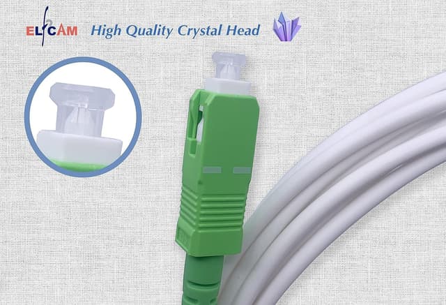 Thumbnail 4 de Elfcam Cable de Fibra Óptica SC/APC a SC/APC 7m