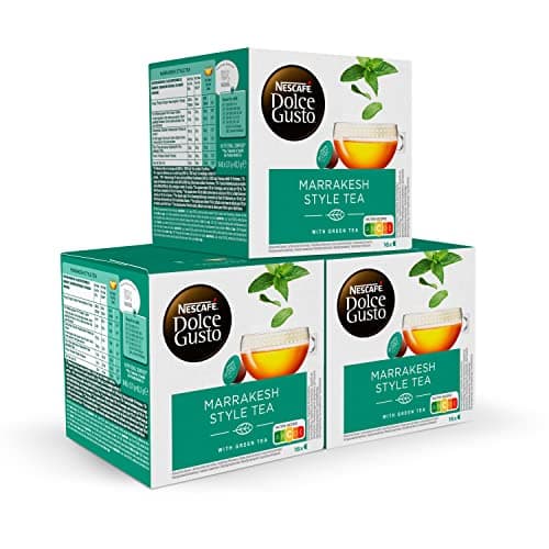 Detalle de NESCAFÉ Dolce Gusto Marrakesh Style Tea: cápsulas de té verde con menta (48 cápsulas)