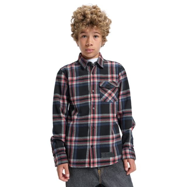 Detalle de DC Shoes Marshal Flannel Camiseta niño