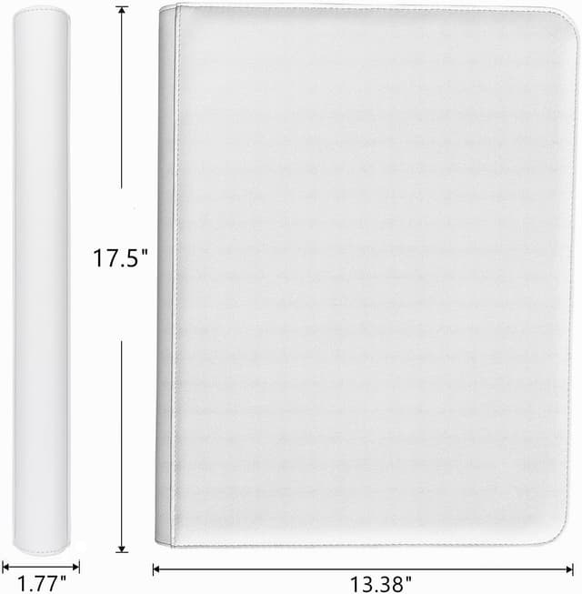 Detalle de 1000+ Pockets Ringless Trading Card Binder (16-Pocket Side Loading, White) for MTG, YuGiOh, TCG & Sports Cards