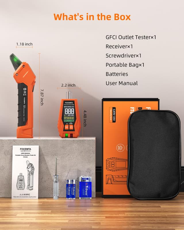 Thumbnail 6 de Focemta Circuit Breaker Finder 90-135V 🛠