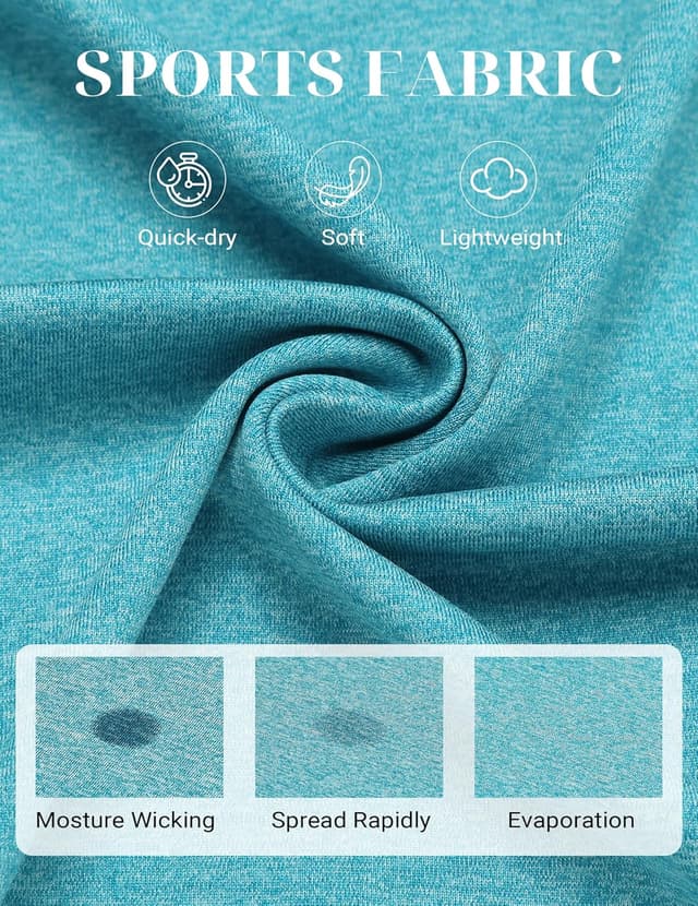 Detalle de COOFANDY Men’s Dry Fit Workout Tank Top with UPF 50+ (Sleeveless Gym & Running Muscle Shirt)