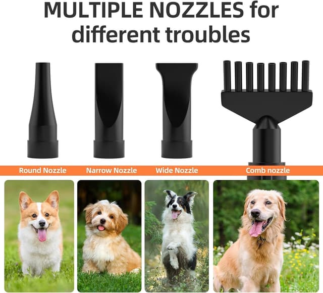 Thumbnail 4 de XKISS Hundfön asciugacapelli cani 3200W rosa