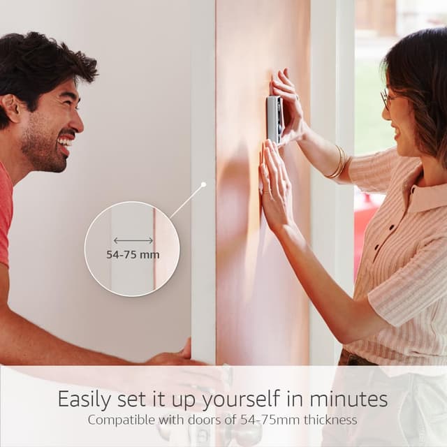 Detalle de Ring Peephole Camera (Door View Cam) for 54–75 mm door thickness | Wireless 1080p HD door security cam