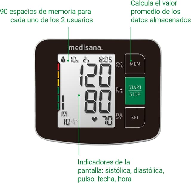 Thumbnail 4 de Medisana BU 516 Tensiómetro de brazo 🩺 Preciso y con memoria