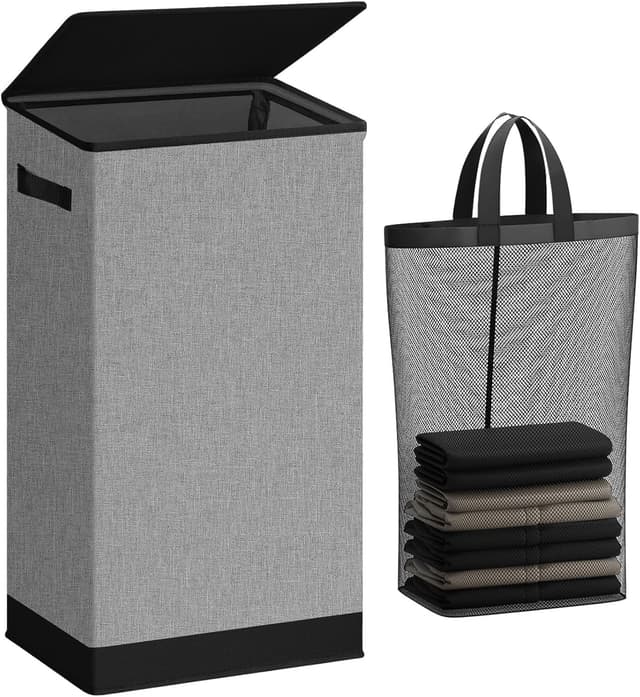 Imagen de SOLEDI Laundry Hamper 100L collapsible basket en OfertitasTOP