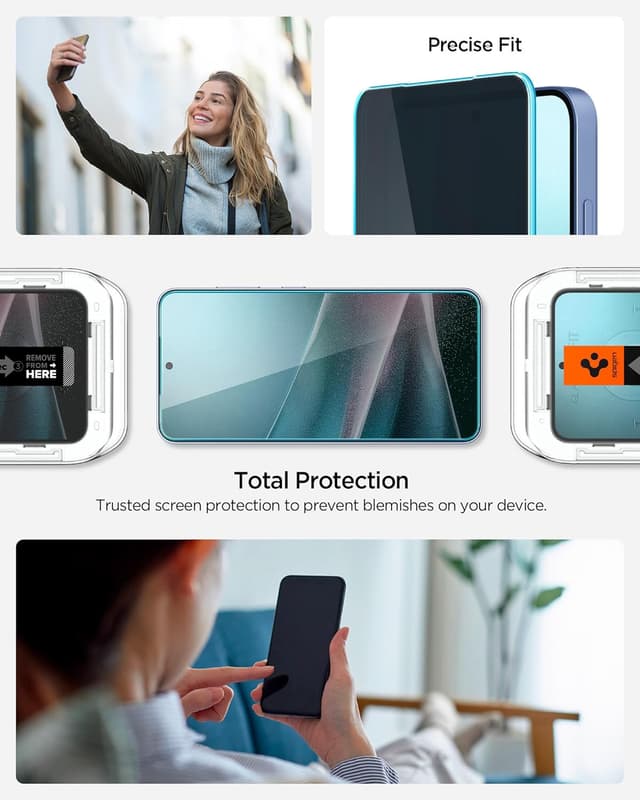 Thumbnail 7 de Spigen Glas.tR EZ Fit - Protector Pantalla Privacidad 2 Unidades 🛡