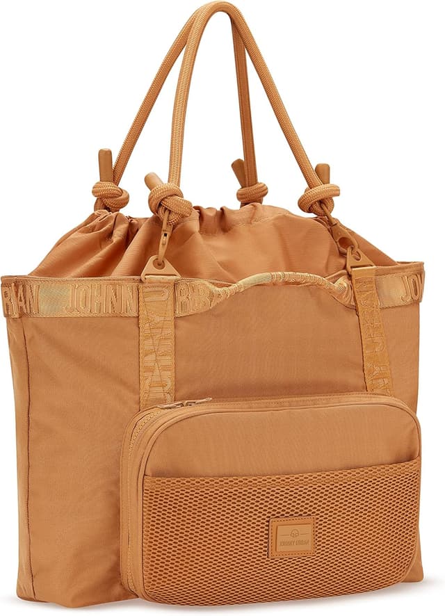 Detalle 2 de Johnny Urban Cassie Borsa da viaggio donna marrone (borsone pieghevole) impermeabilizzata