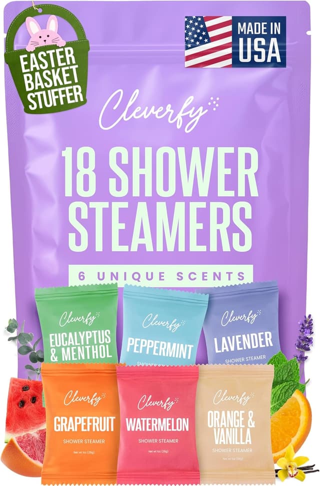 Detalle de Cleverfy Shower Steamers Aromatherapy 18 Tablets