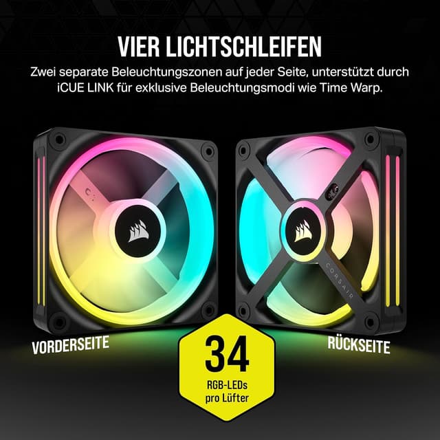 Thumbnail 4 de Corsair iCUE LINK QX120 RGB 120mm Lüfter