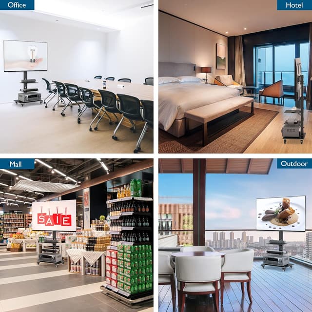 Thumbnail 6 de BONTEC Soporte TV Ruedas 30-70" con Altura Ajustable 🖥