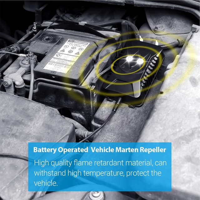 Detalle 2 de ADOGO Ahuyentador de martas 3 en 1 12V/USB