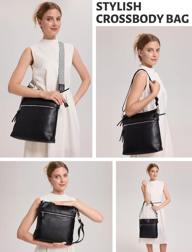 Detalle de MOCOCITO cross body bag for women with interchangeable straps (29 x 27 x 7.5 cm)