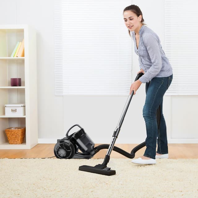 Thumbnail 6 de OYLCDI beutelloser Bodenstaubsauger 1600 W (70 dB) mit HEPA-Filter und 5 m Kabel, 2,2 l Staubbehälter