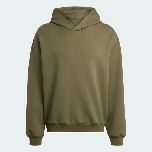 Detalle 2 de Sudadera con capucha Soft Lux Adidas en verde