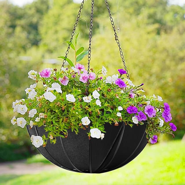 Detalle de GIONAR felt planter liner 30 cm, 6 pack