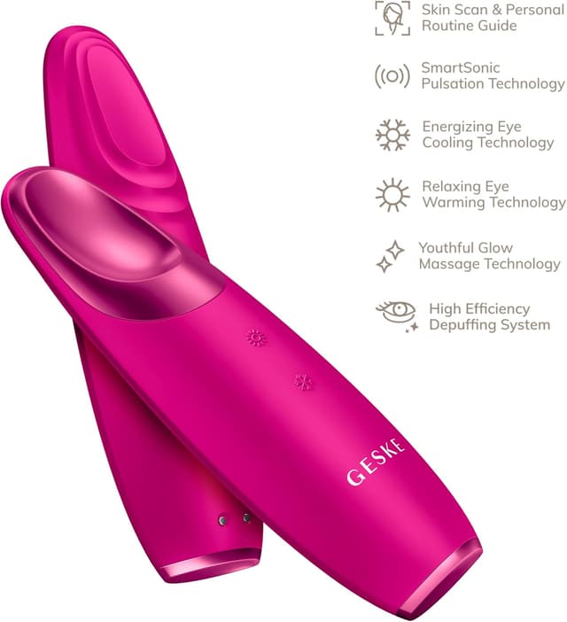 Detalle 2 de GESKE SmartAppGuided™ 6 in 1: dispositivo energizzante caldo e freddo per massaggio oculare