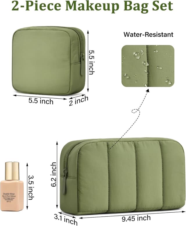 Detalle 2 de oscaurt Waterproof Makeup Bag 2-Piece